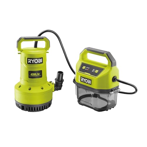 Ryobi RY18SPA-0 18 V ONE+ schnurlose Tauchpumpe (Bare Tool) Grün von Ryobi