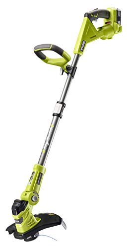 Ryobi Rasentrimmer 18V, Schnittbreite 25-30 cm, mit Zweithandgriff, mit Akku (2,5 Ah) und Ladegerät – RLT1831H25F von Ryobi