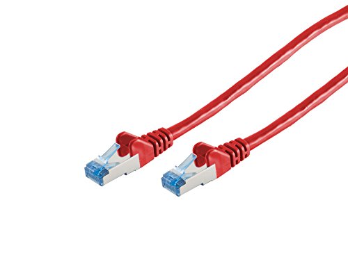 S/CONN maximum connectivity Patchkabel cat6A S/FTP PiMF Rot 0, 5m von S/CONN maximum connectivity