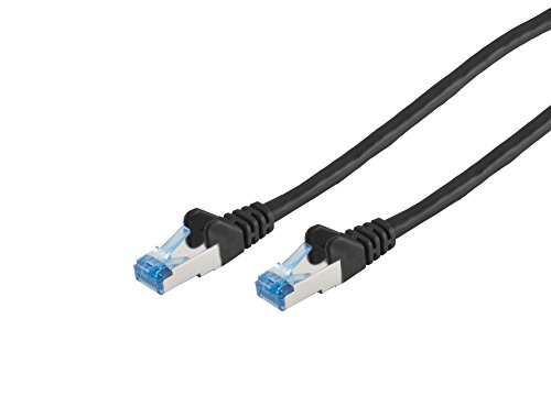 S/CONN maximum connectivity Patchkabel cat6A S/FTP PiMF Schwarz 3m von S/CONN maximum connectivity