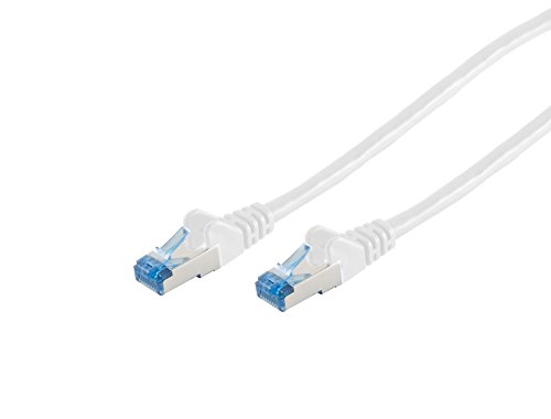 S/CONN maximum connectivity Patchkabel cat6A S/FTP PiMF Weiß 7, 5m von S/CONN maximum connectivity