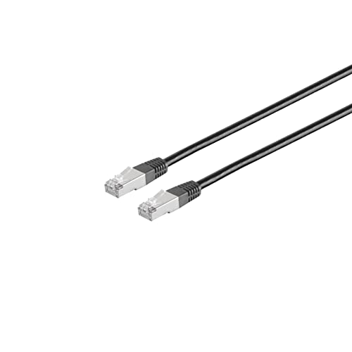 Telefonkabel 5 m RJ45 5 m CAT6 S/FTP (STP) schwarz Netzwerk-Kabel – Netzwerk-Kabel (5 m, Cat6, S/FTP (STP), RJ-45, RJ-45, schwarz) von S-Conn