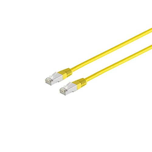 Telefonkabel Cat 6 S/FTP, 0,25 m 0,25 m CAT6 S/FTP (STP) gelb Netzwerk-Kabel – Kabel Netzwerk-(0,25 m, Cat6, RJ-45, RJ-45, S/FTP (STP), männlich/männlich) von S-Conn