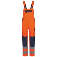 Bautzen Warnschutz-Latzhose Safestyle Orange/Marine en iso 20471 Gr.64 von SAFESTYLE