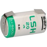 Saft - Lithium 3,6V Batterie lsh 20 d - Zelle mit U-Lötfahne von SAFT