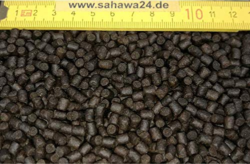 Störfutter und Forellenfutter 4,5mm im 5 Kg Beutel Premium sinkendes Teichfutter für am Boden lebende Teichfische/Kaltwasserfische von Sahawa