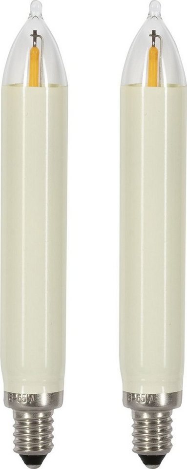 SAICO Original Schwibbogen-Fensterbank Ersatzteil Schwibbogen Premium LED-Kleinschaftkerze, f. 30-flg.LB/-ket von SAICO Original