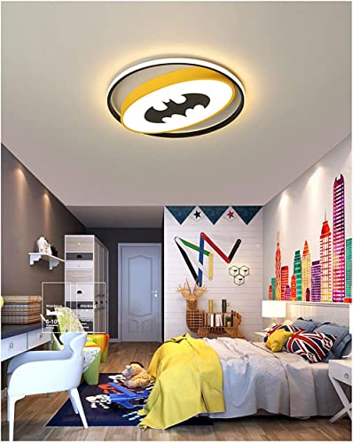 Deckenleuchte LED Kinderzimmer Comic Kinder Lampe Ø40cm, 3000k Warmes Licht Deckenlampe Ultra Thin Side Glow dekorative Deckenbeleuchtung für Wohnzimmer-Jungen-Mädchen-Raum Babyzimmer Wandlampe von SAIVITT