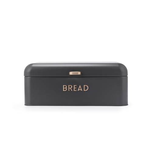Salter BW13730EU7 Pebble Brotkasten - pulverbeschichtete Oberfläche, großer Brotvorratsbehälter, Brot, Gebäck und Bagels aufbewahren, langlebiger Stahl, leicht zu reinigen Salter BW13730EU7 Pebble Brotkasten - pulverbeschichtete Oberfläche, großer Brotvorratsbehälter, Brot, Gebäck und Bagels aufbewahren, langlebiger Stahl, leicht zu reinigen von SALTER