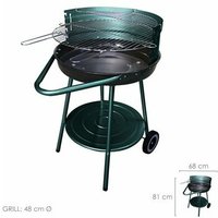 Runder Apache-Grill mit Tablett 68 x 50,8 x 81 (Alt) cm. von SATURNIA