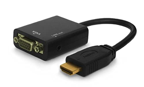 Savio CL-23 Adapter HDMI (M) - VGA 15-polig (F) z d1356kiem (3,5mm Klinkenstecker) Blister von SAVIO