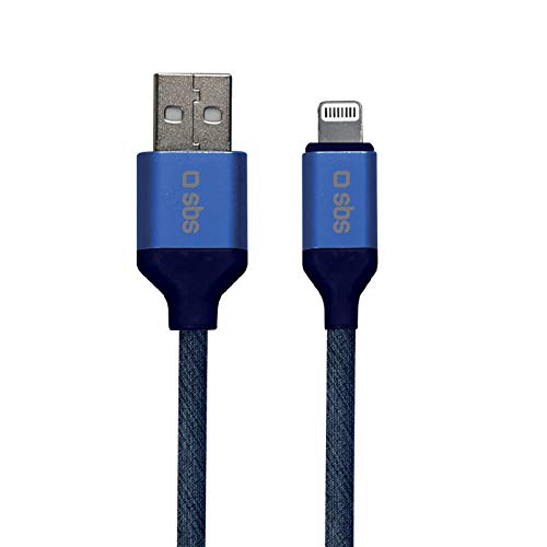 SBS Lightning Kabel 100 cm - Ladekabel mit USB & Lightning MFI Anschluss - Ideal für Apple iPhone 11, 11 Pro, 11 Pro Max, X, XS, XS Max, XR, 8, 8 Plus, 7, 7 Plus, 6, 6s, iPad von SBS