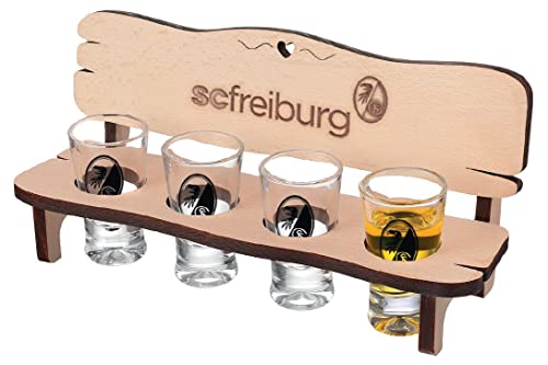 SC Freiburg Schnapsbank Schnapsglas Schnapsgläser 4er-Set von SC Freiburg