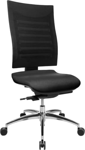 SCHÄFER SHOP SSI Proline S3 Bürostuhl ergonomisch ohne Armlehnen (schwarz/schwarz) von SCHÄFER SHOP