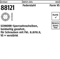 Schnorr - Sperrzahnscheibe r 88121 beidseitig gezahnt vs 18 x27 x2 Federstahl von SCHNORR