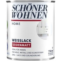 SCHÖNER WOHNEN FARBE Weißlack »DurAcryl seidenmatt«, seidenmatt - weiss von SCHÖNER WOHNEN FARBE