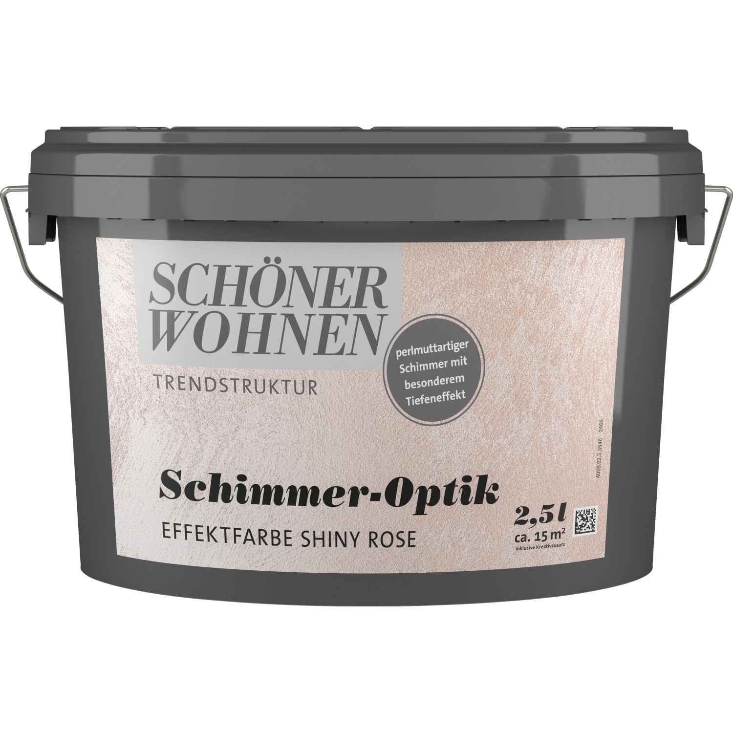 Schöner Wohnen Trendstruktur Schimmer-Optik Shiny Rose 2,5 l von SCHÖNER WOHNEN-Farbe