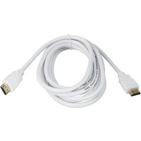 SCHWAIGER HDMI-Kabel, BASIC, 3 m, Weiß - weiss von SCHWAIGER