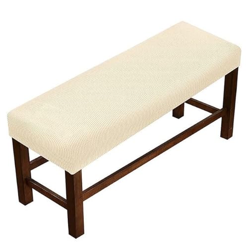 Elastisch-Bezug Für Esszimmer-Bank, Universal Stuhlhussen, Stretch Jacquard Dining Bench Cover Für Esszimmer, Abnehmbar, Bezug Für Esszimmerstuhl (Color : #72, Size : 130-150cm) von SDNAM