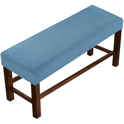 Elastisch-Bezug Für Esszimmer-Bank, Universal Stuhlhussen, Stretch Jacquard Dining Bench Cover Für Esszimmer, Abnehmbar, Bezug Für Esszimmerstuhl (Color : #75, Size : 90-120cm) von SDNAM