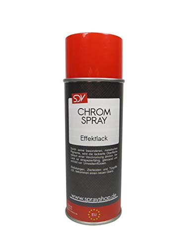 SDV Chemie Chromspray Effektspray 6x 400ml Sprühlack Sprühfarbe Chrom Silber Chromfarbe SDV Chemie Chromspray Effektspray 6x 400ml Sprühlack Sprühfarbe Chrom Silber Chromfarbe von SDV Chemie