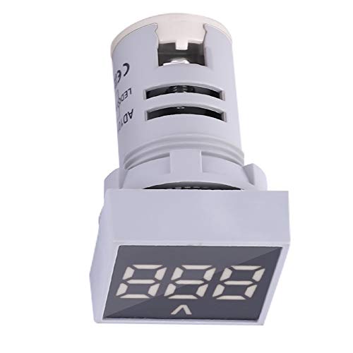 AC20-500V LED Digitalanzeige Voltmeter Quadratische Signallampe Spannungsprüfer Meter (Weiss) von SEAFRONT