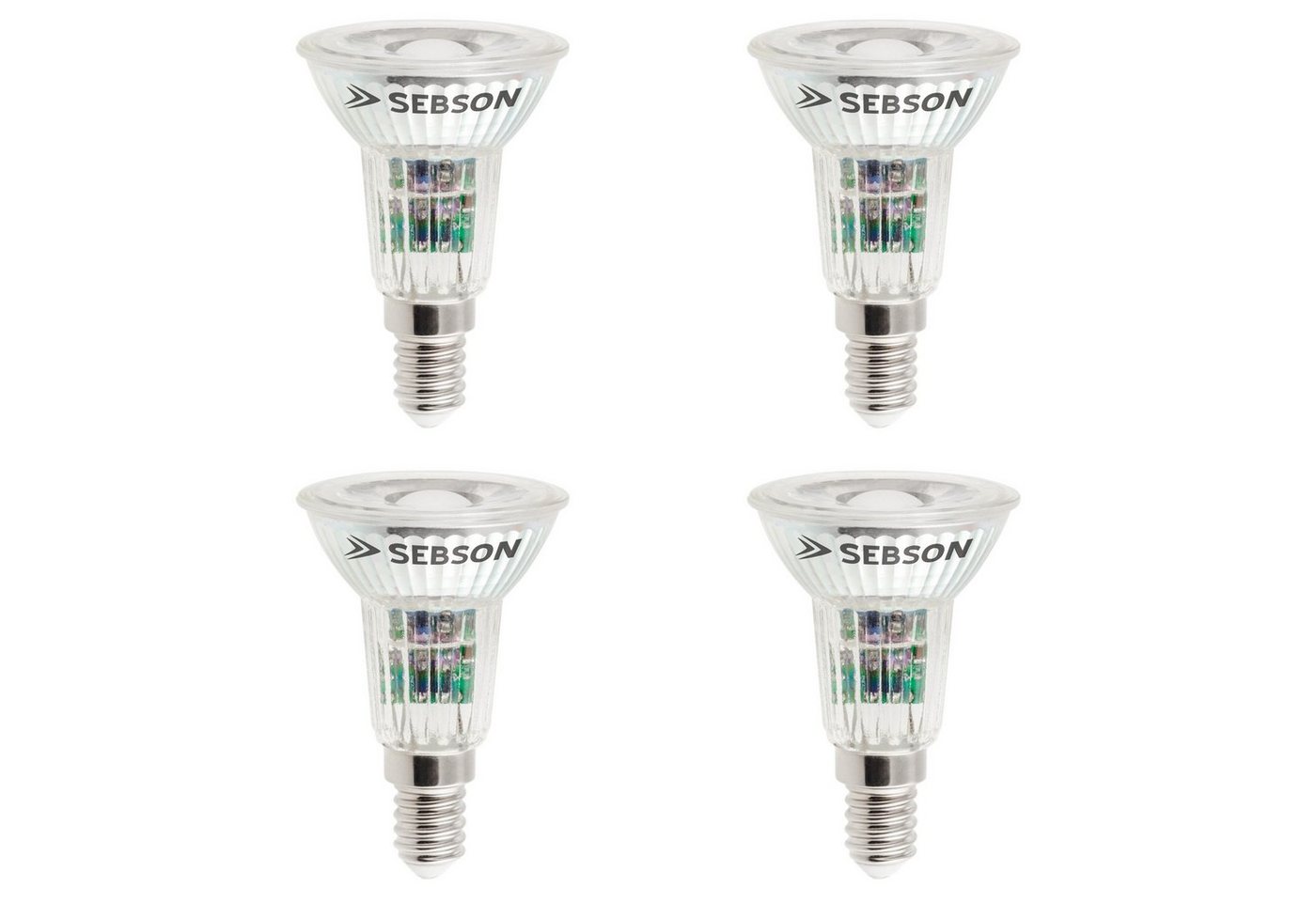 SEBSON LED-Leuchtmittel LED Lampe E14 5W warmweiß 420lm Spot 46° 230V - 4er Pack von SEBSON