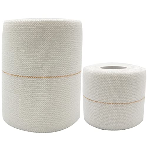 Elastisches Klebeband, 2,5 cm x 4,5 cm, Rugby-Hebeband, selbstklebend, für Knöchel, Knie, Ellbogen, extra stark (weiß) von SEIWEI