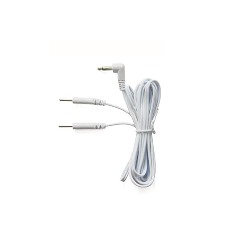 Premium TENS-Kabel, männlicher 3,5-mm-Klinkenstecker, 2,0-mm-Stecker, 120 cm Länge, hochwertige TensCare-Ersatzkabel für TENS-Geräte von SEIWEI