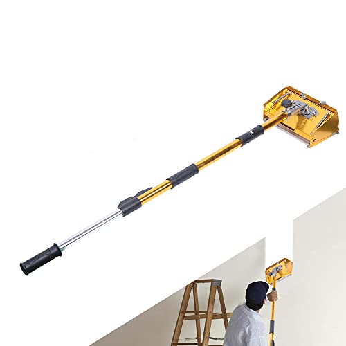 9.8" Trockenbau Taping Flat Finishing Set Trockenbau Kelle Drywall Werkzeuge Eckrolle 40''-63.8'' Griff Verstellbaren von SENDERPICK