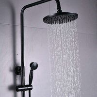 Senderpick - Badezimmer Wasserhahn Duscheset Duscharmatur Wandmontage Regenschauer Regen Komplett Duschset mit Handbrause von SENDERPICK