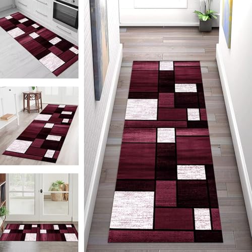Teppich Läufer Flur Küche rutschfest Waschbar Schmutzfangmatte 100X450CM Teppichläufer Kücheläufer Rosa Schwarz Teppichmatte Meterware Wohnzimmer Schlafzimmer Esszimmer Flurteppich Schmutzfangteppich Teppich Läufer Flur Küche rutschfest Waschbar Schmutzfangmatte 100X450CM Teppichläufer Kücheläufer Rosa Schwarz Teppichmatte Meterware Wohnzimmer Schlafzimmer Esszimmer Flurteppich Schmutzfangteppich von SGLGSTORE