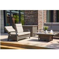 Siena Garden Gartenlounge-Set "Corido", (Set, 8 tlg.), bestehend aus 2 Sesseln, 1 Bank, 1 Tisch und 4 Auflagen von SIENA GARDEN