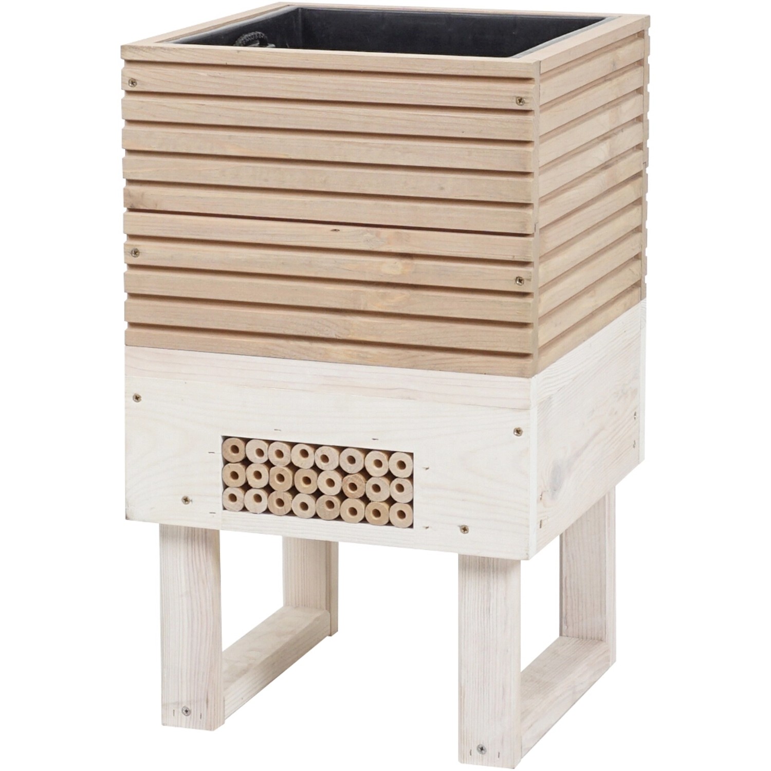 Siena Garden Pflanzkasten Belina Box S Kiefer 33 cm x 33 cm x 54 cm Natur FSC® von SIENA GARDEN