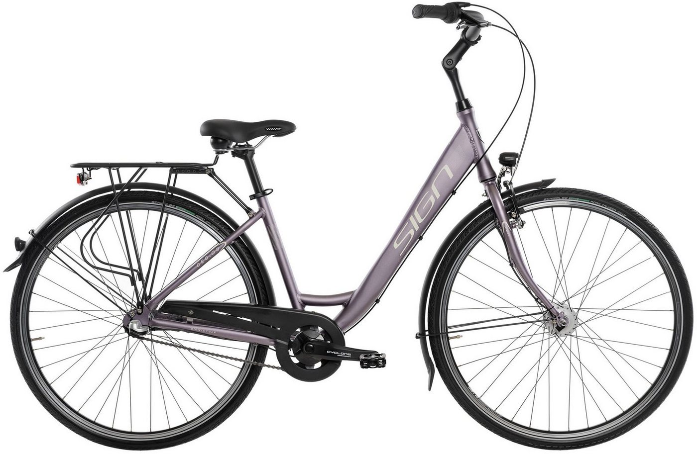 SIGN Cityrad, 7 Gang Shimano NEXUS SG-C3001-7C Schaltwerk, für Damen und Herren von SIGN