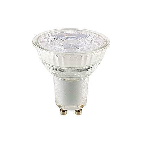SIGOR LED Reflektorlampe LUXAR GLAS, 230V, Ø 5cm / L 5.4cm, GU10, 4.5W 3000K 345lm 36°, nicht dimmbar von SIGOR
