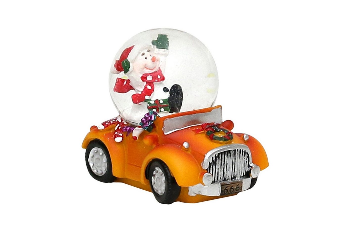 SIGRO Weihnachtsfigur Schneekugel, 4-fach sortiert, 1 Stück Cars (Stück, 1 St., 1 Schneekugel "Cars) von SIGRO