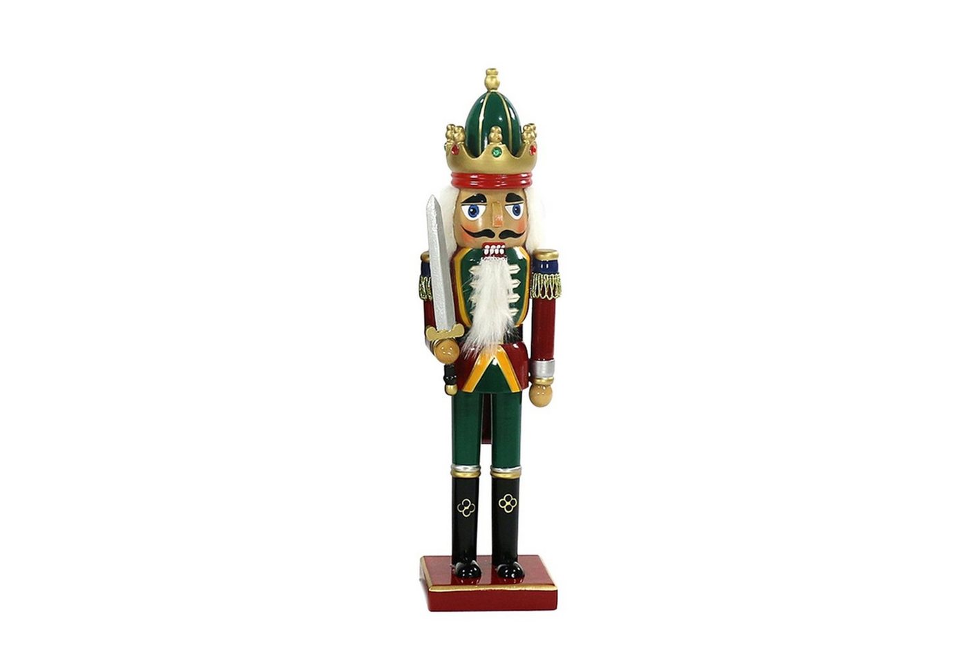 SIGRO Weihnachtsfigur Weihnachts-Nussknacker, mittel altdeutsch (Stück, 1 St., 1 Nussknacker) von SIGRO