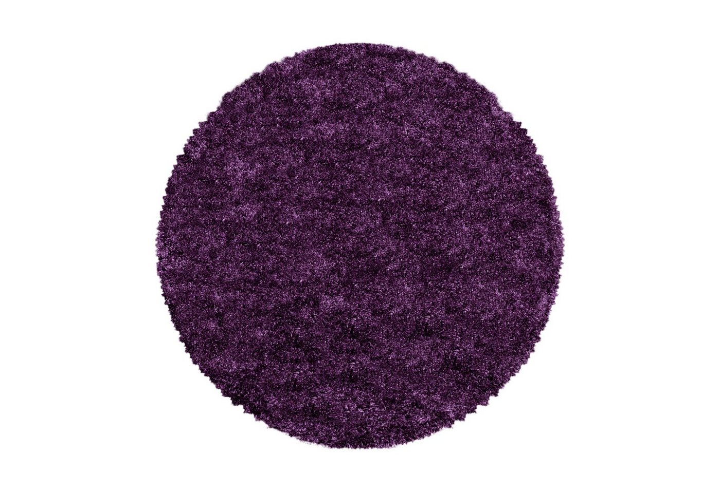 Teppich Unicolor - Einfarbig, SIMPEX24, Rund, Höhe: 30 mm, Runder Teppich Wohnzimmer Einfarbig Shaggy versch. farben und größen von SIMPEX24