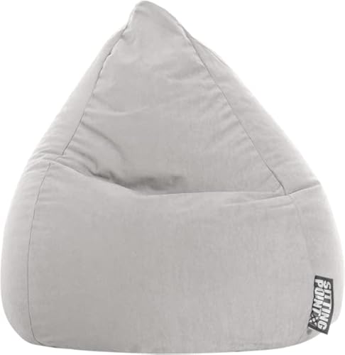 Sitting Point Sitzsack Easy L ca. 120 Liter grau von SITTING POINT only by MAGMA