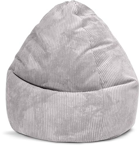 Sitting Point Sitzsack Shara XXL Cord in grau von Sitting Point