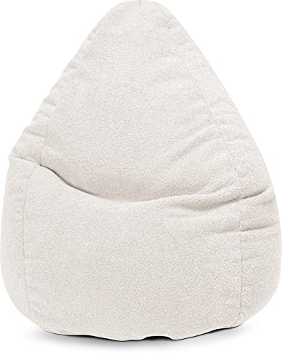 Sitting Point Sitzsack Wooly Fellimitat XL ca. 220L Natur von Sitting Point