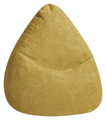 SITTING POINT only by MAGMA Sitzsack ALFA Velours senf XL ca. 220L von Gouchee Home