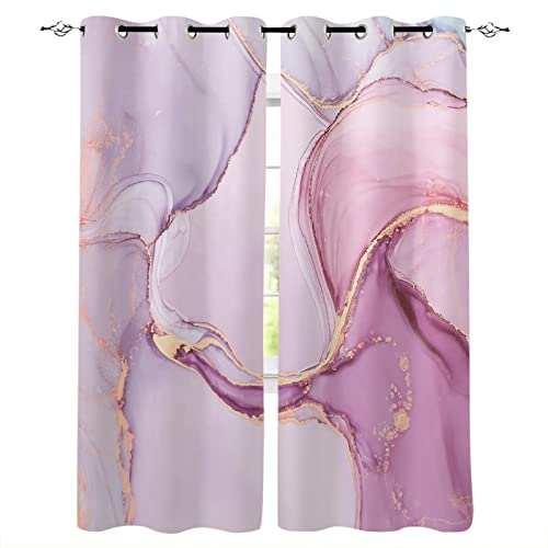 SJSXWQN Vorhänge Lila Marmoriert Gardinen mit Ösen Vorhang Blickdicht Thermo Verdunklungsvorhänge Schiebegardinen für Schlafzimmer Wohnzimmer H 175 x B 140 cm 2er Set SJSXWQN Vorhänge Lila Marmoriert Gardinen mit Ösen Vorhang Blickdicht Thermo Verdunklungsvorhänge Schiebegardinen für Schlafzimmer Wohnzimmer H 175 x B 140 cm 2er Set von SJSXWQN