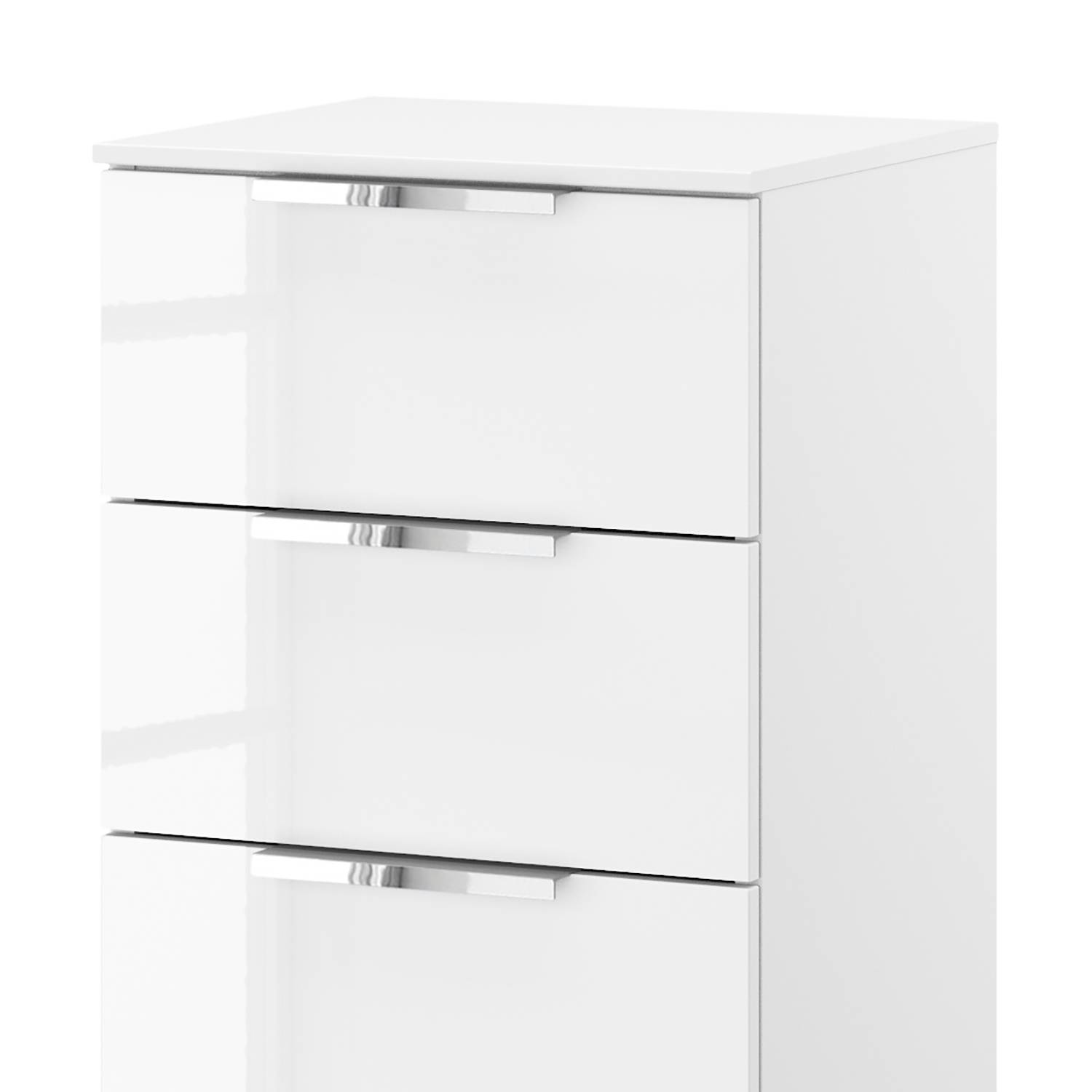 home24 Kommode x5 40cm Weiß/Hochglanz Weiß/Alpinweiß Chrom home24 Kommode x5 40cm Weiß/Hochglanz Weiß/Alpinweiß Chrom von home24