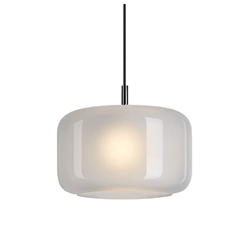 SLV PANTILO 28 Pendelleuchte / Wohnzimmer-Lampe, Innen-Beleuchtung, Hänge-Leuchte Esszimmer, LED, Decken-Leuchte / E27 15W weiß von SLV