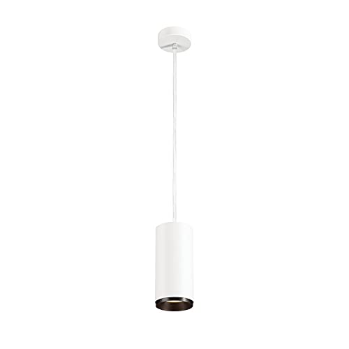 SLV Pendelleuchte NUMINOS® PD DALI L / Wohnzimmer-Lampe, Innen-Beleuchtung, Hänge-Leuchte Esszimmer, LED, Decken-Leuchte / 3000K 28W 2340lm weiß dimmbar 36Grad von SLV