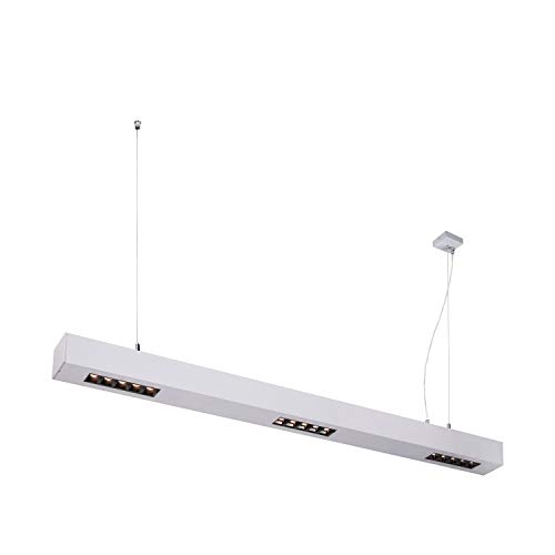 SLV Q-LINE PD, LED Indoor Pendelleuchte, 1m, BAP, silber, 3000K von SLV