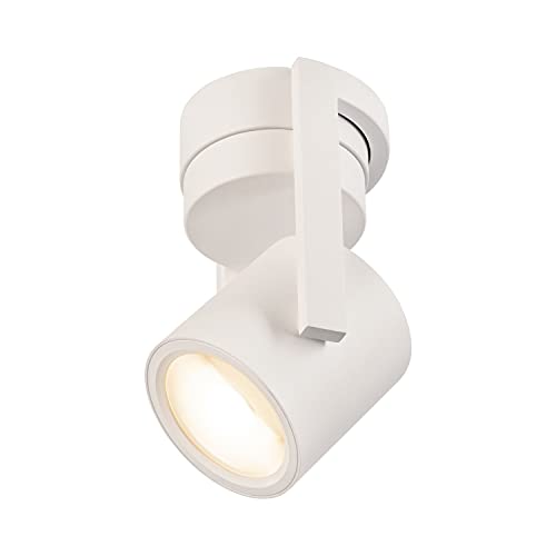 SLV Wand- und Deckenaufbauleuchte OCULUS CW / Decken- und Wand-Beleuchtung innen, LED Spot, Aufbau-Leuchte, Wandaufbauleuchte, Decken-Strahler / 11.0W 780lm weiß dimmbar, 1004665 von SLV