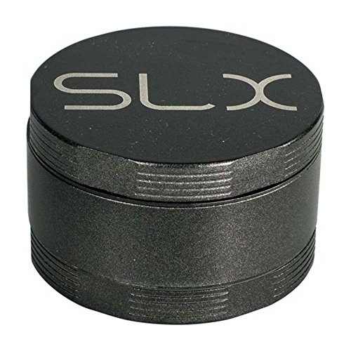 Kräutermühle von SLX – Kräuter-, Gewürz- und Tabakmühlen 50.8mm Schwarz von SLx